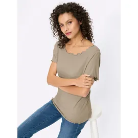 Heine Doppelpack T-Shirt Beige/Braun 48