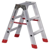 Euroline Alu-Stufenstehleiter 2 x 3 Stufen (3057703)