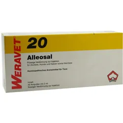 Alleosal 20 Ampullen, für Hunde, Katzen, Zootiere sowie Kleintiere 40X2 ml