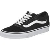 Suede/Canvas black/white 42