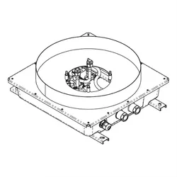 Dornbracht UP-Deckeneinbaukasten für Deckeneinbau mit Licht, Montagezubehör,