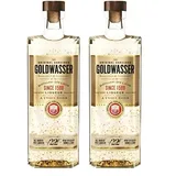 ORIGINAL DANZIGER Goldwasser, Kräuterlikör 40% vol., Likör mit 22-karätigem Gold, der wahrscheinlich älteste Liqueur der Welt - seit 1606 (1 x 0.7 l) | 700 ml (2er Pack)