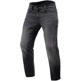 RevIt! Revit Detroit 2 TF Motorrad Jeans (Gray,33/34)