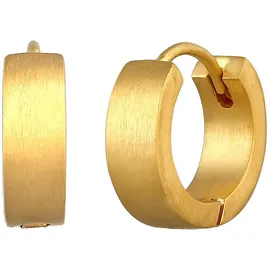 KUZZOI Creolen Herren gold 925 Silber onesize