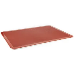 Backblech mit Silikon WORLDMAI glatt perforiert 60x40 für Bäckerei, Konditorei und Gastronomie.