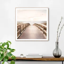 Reinders! Slim Frame Wood modern beige 50x50 cm 1 St.