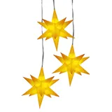 saico - hgd Sternenhänger-LED (Kunstst.) m.3 Sternen