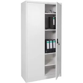 Proregal Aktenschrank 185 x 90 x 40 cm Grau
