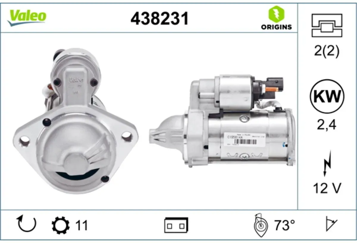 Starter VALEO ORIGINS NEW VALEO 438231