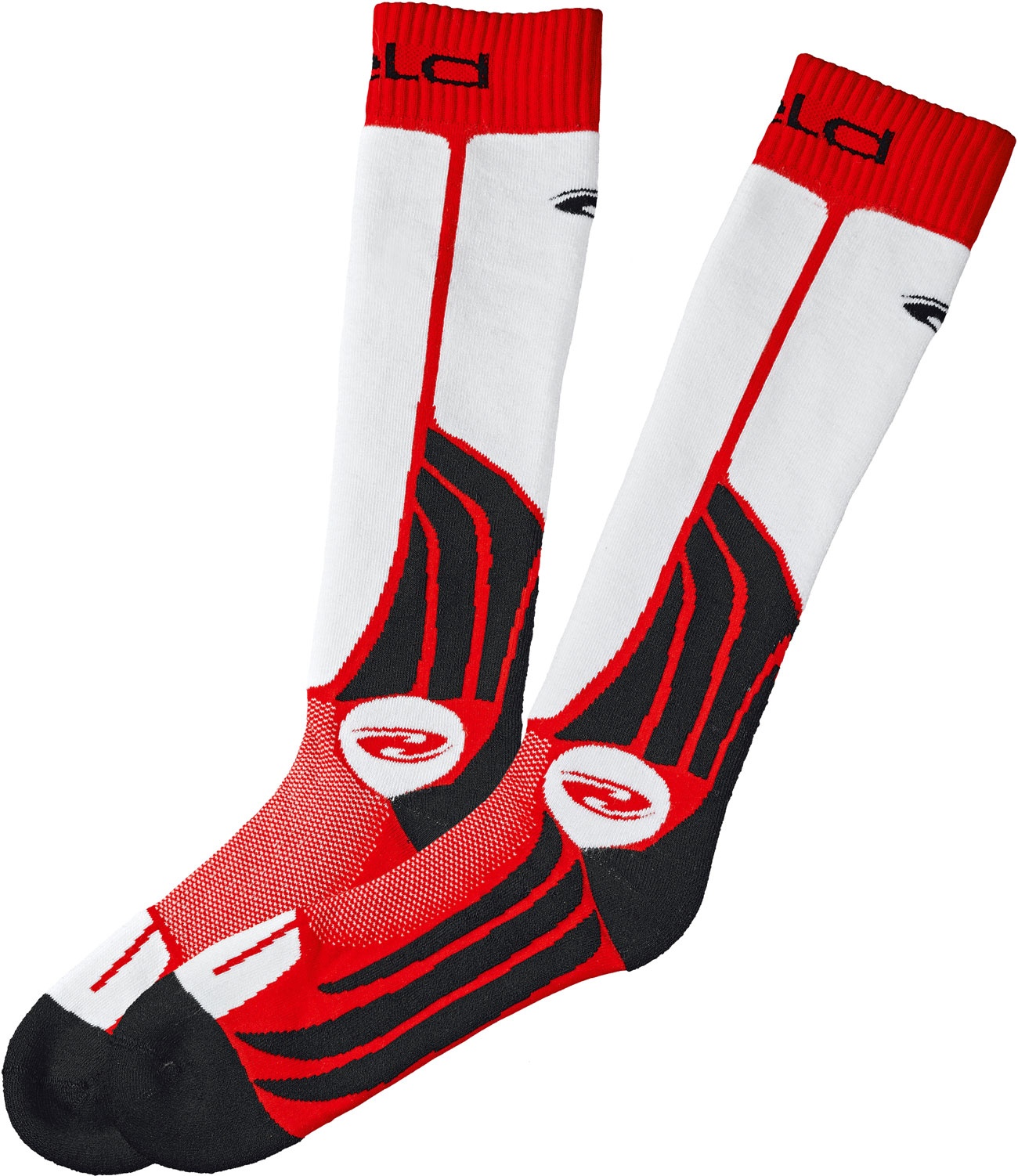 Held Race Socks, Socken - Schwarz/Rot - M