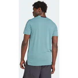 adidas T-Shirt for Training Workout Tee - blau XS