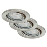 Briloner 7148-032-SET 3xLED Dimmbare Badezimmerleuchte 1xGU10/5W/230V IP23 - Mattes Chrom
