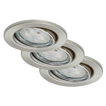 Briloner 7148-032-SET 3xLED Dimmbare Badezimmerleuchte 1xGU10/5W/230V IP23 - Mattes Chrom
