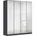 Spiegelfront Inneneinteilung grau metallic Schwarz 181x210x54cm