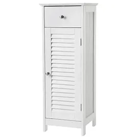 VASAGLE Badschrank 30 x 87 x 30 cm Weiß