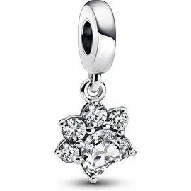 Pandora Funkelnder Pfotenabdruck Silber 792247C01