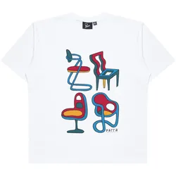 by Parra Unreasonable chairs t-shirt - Weiss - S
