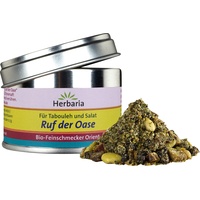 Herbaria Ruf der Oase bio 40g M-Dose – fertige Bio-Gewürzmischung für orientalische Gerichte aus Couscous oder Bulgur wie Tabouleh – in nachhaltiger Aromaschutz-Dose