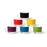 Pantone Porzellan Teebecher 6er-Set - klassische Farben