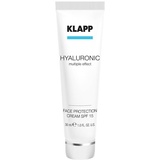 Klapp Cosmetics Hyaluronic Face Protection Cream SPF 15 30 ml