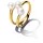 Pandora Fingerring Essence Ring Damen Süßwasserperlen Vergoldet 163285C01 Gr. 56