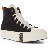 Converse Chuck Taylor All Star Lift Platform Tortoise in Schwarz
