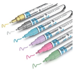 Schneider 6er-Etui Acrylmarker »Paint-It 2 mm« Pastell
