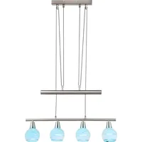 GLOBO RGB LED Decken Hänge Lampe FERNBEDIENUNG Glas DIMMER Leuchte höhenverstellbar 54341-4Z