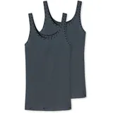 SCHIESSER Damen, 2 PACK Trägertop Unterhemd Modal Essentials - 36