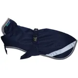 Bucas Hundemantel Freedom, Blau, Größe M, Länge 40 cm, Halsumfang 43 cm
