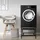 ML-Design Waschmaschinen-Untergestell mit Ablage, Schwarz, cm