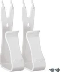 Hager VZ02MM Multimedia-Halter, universal, weiß, 2-fach