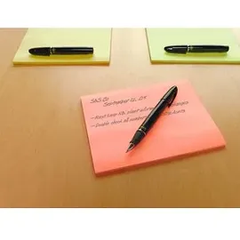 Post-it Super Sticky Meeting Notes Haftnotizen extrastark farbsortiert 4 Blöcke