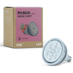 PARUS Pflanzenlampe Cultura, Leuchtmittel für Pflanzen, rot, E27 Pflanzenlampe „Cultura“ 18W 60°