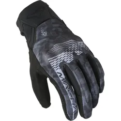 Macna Recon 2.0 Leopard Damen Motorrad Handschuhe, schwarz-grau, Größe XL