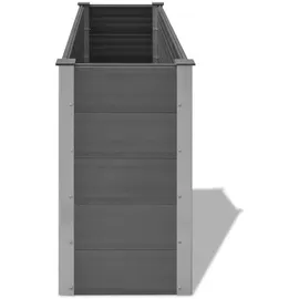 vidaXL Garten-Hochbeet WPC 150 x 50 x 91 cm Grau