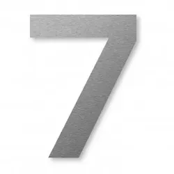 Hausnummer Edelstahl (16 cm) – 7