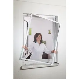 Hecht Fliegengitter mit Aluminiumrahmen 130 x 150 cm Weiß