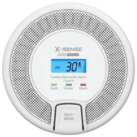 X-Sense Vernetzbarer CO Melder mit Digitalanzeige, CO03D-W, 1er Set