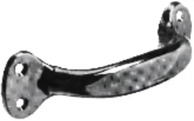 Hohlgriff 125 / 107mm Stahl vernickelt