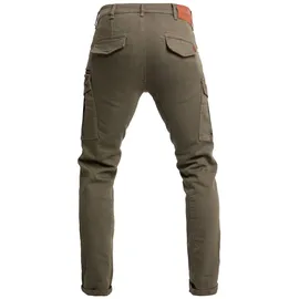 John Doe Defender Mono Motorrad Textilhose, grün, Größe 28