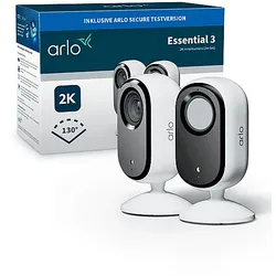 Arlo Netzwerkkamera 2er-Set Indoor Camera, 2K, Weiß