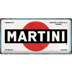 Blechschild Martini