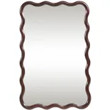 [en.casa] Porloskid 90 x 60 cm Dunkelbraun