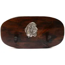 OEM Basset Hound - Accessoire-Aufhänger, Medaillenaufhänger mit Hund, Schlüsselhaken