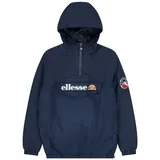Ellesse Herren Jacke - MONTERINI Windbreaker, Kapuze, Zipper, Logo, uni Blau M
