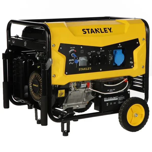 Stanley SG 6500B-1 - Benzin Stromgenerator - AVR - 6.5 kW einphasig