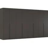 Rauch Drehtürenschrank Montclar 400 x 223 x 60 cm Grau/Schwarz