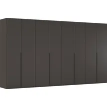 Rauch Drehtürenschrank Montclar 400 x 223 x 60 cm Grau/Schwarz