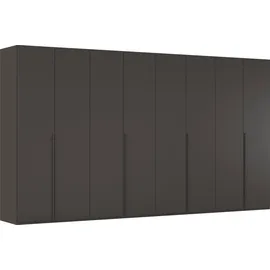 Rauch Drehtürenschrank Montclar 400 x 223 x 60 cm Grau/Schwarz